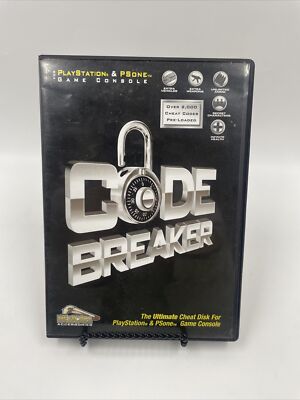 PS1 Playstation Code Breaker Cheating Made Easy Ultimate Cheat Disc NO Manual