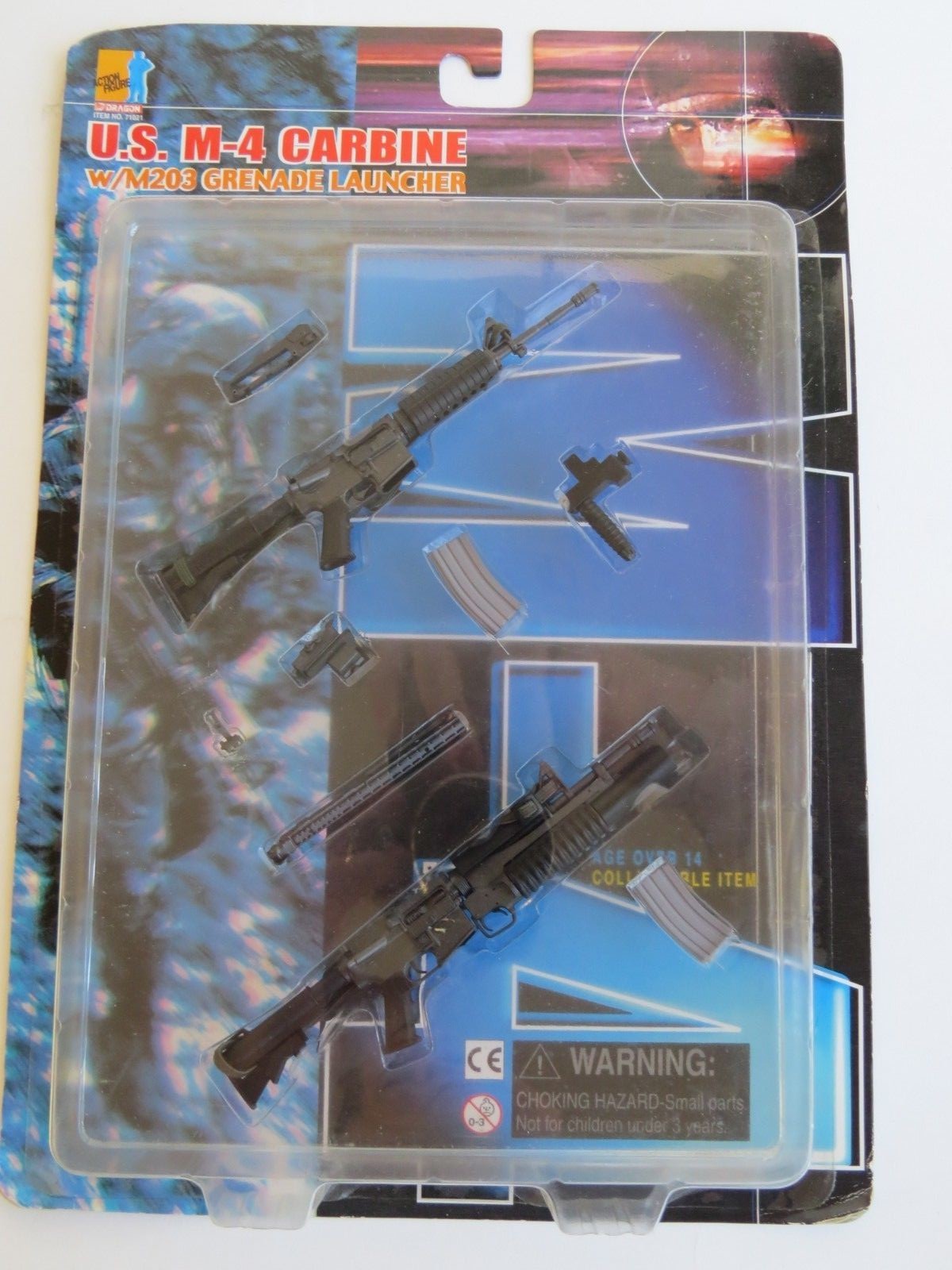 GI Joe 1:18 Action Figur 3.75 US Army Militär M4 Carbine RIFLE Silencer G19/_W