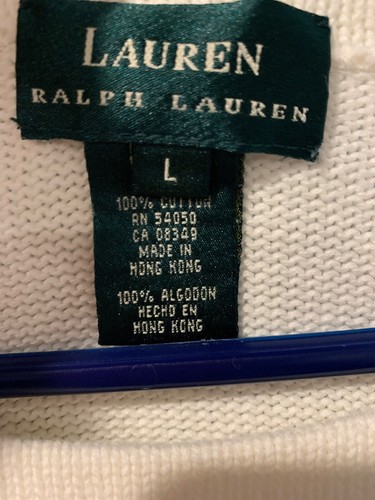Lauren Ralph Lauren Pull Over Sweater Size Large