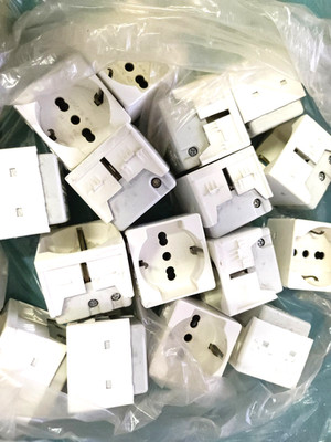 16x lotto GEWISS System presa shuko bianca originale frutto GW 20246 GW20246