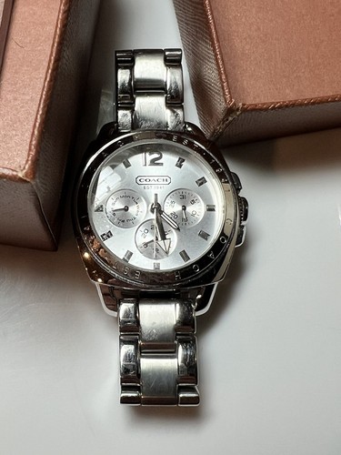 時計 COACH 9.148.174 LADIES QUARTZ WATCH +BOX COACH 9.148.174 LADIES QUARTZ WATCH +BOX - メルカリ