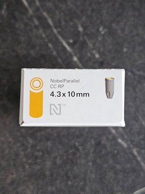 Nobel Parallel CC RP 4.3 x 10 mm Nobel Biocare item # 37972
