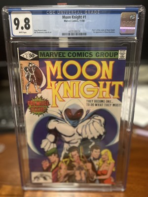 Moon Knight #1 - Marvel 1980 CGC 9.8 WP Origin Of Moon Knight. 1st Raoul Bushman