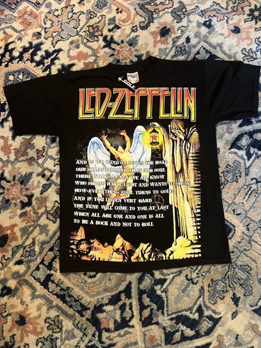 ミュージシャン LED ZEPPELIN A NEW DAY WILL DAWN TSHIRT ミュージシャン LED ZEPPELIN A NEW DAY WILL DAWN TSHIRT 1999