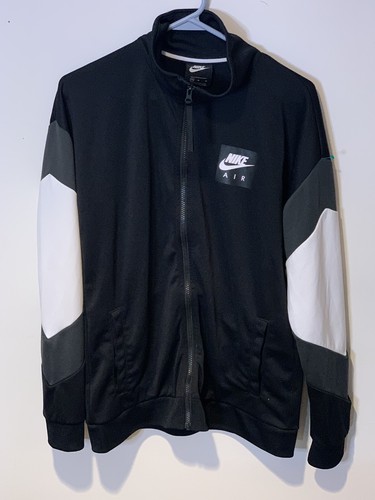 Vintage Nike Air Medium Black Zip Up No Hoodie Track Jacket