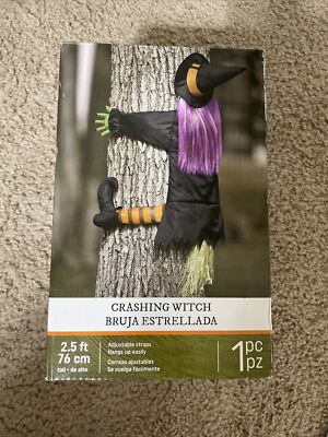 Gemmy Crashing Witch Halloween Décor
