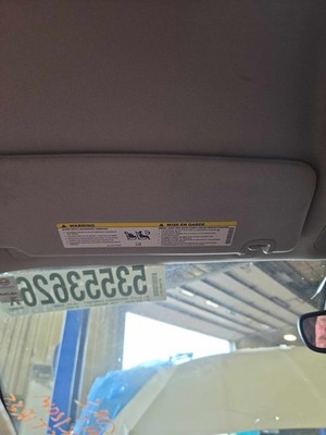 Used Left Sun Visor fits: 2017 Chrysler Pacifica Illumination w/o sunroof w/o ga