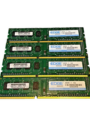 NEW EDGE SET OF 4x4GB 16GB LOT PC3-12800 Desktop DDR3 240-Pin DIMM Memory RAM