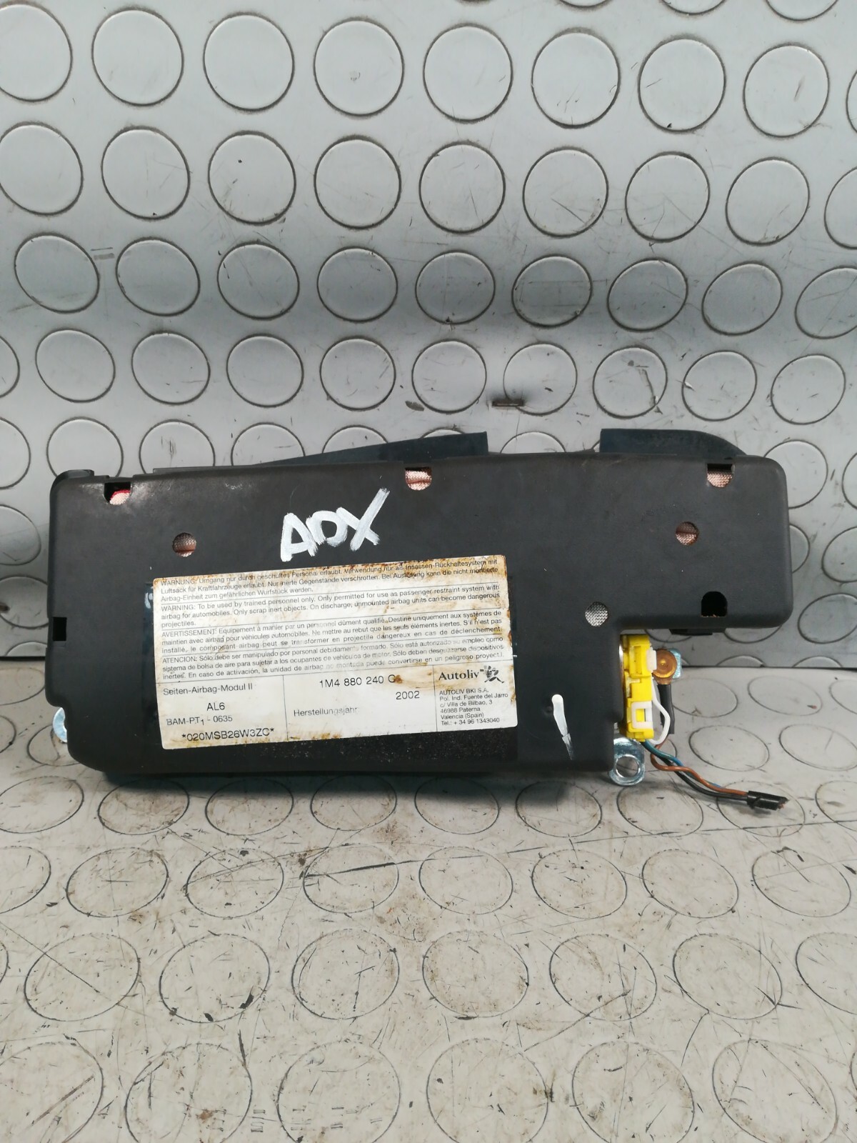 Carica airbag sedile anteriore destra SEAT LEON 2002 1M4880240C