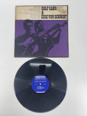 RARE Rolf Cahn & Eric Von Schmidt 1961 Folkways Records FA 2417