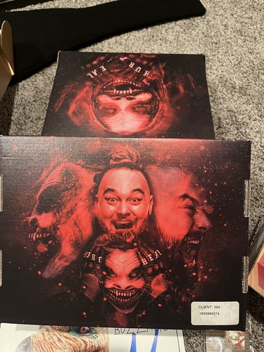 WWF WWE The Fiend Bray Wyatt Gift Box Set Lot Of 3 NOT COMPLETE Mercy Autograph!