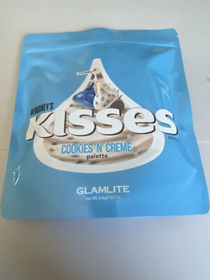 Glamlite Brand New in Bag Hershey's Kisses Cookies 'N' Creme palette 0.23oz WOW!