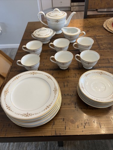 Vintage, Noritake, Japan ‘Champs Elysees’ 20psc  China, Tea Set, 6789