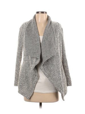 BNCI by Blanc Noir Women Gray Cardigan S