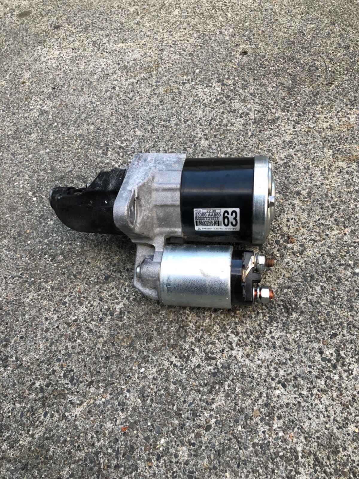 22-23 SUBARU WRX MANUAL TRANSMISSION ENGINE CRANK STARTER