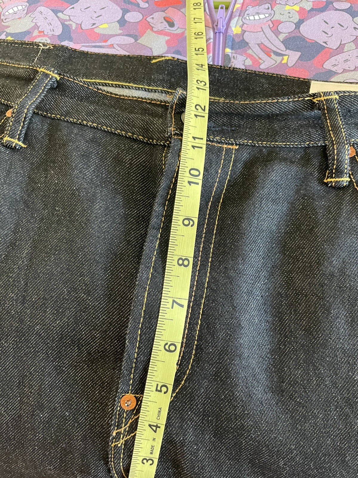 Джинсы Evisu 2008 Japanese Black Denim 