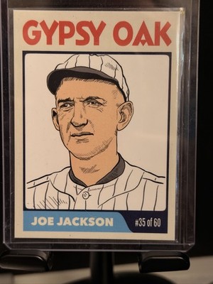Gypsy Oak Joe Jackson 2015 Rookie Cards LLC Studio Sample Trading Card #35/60