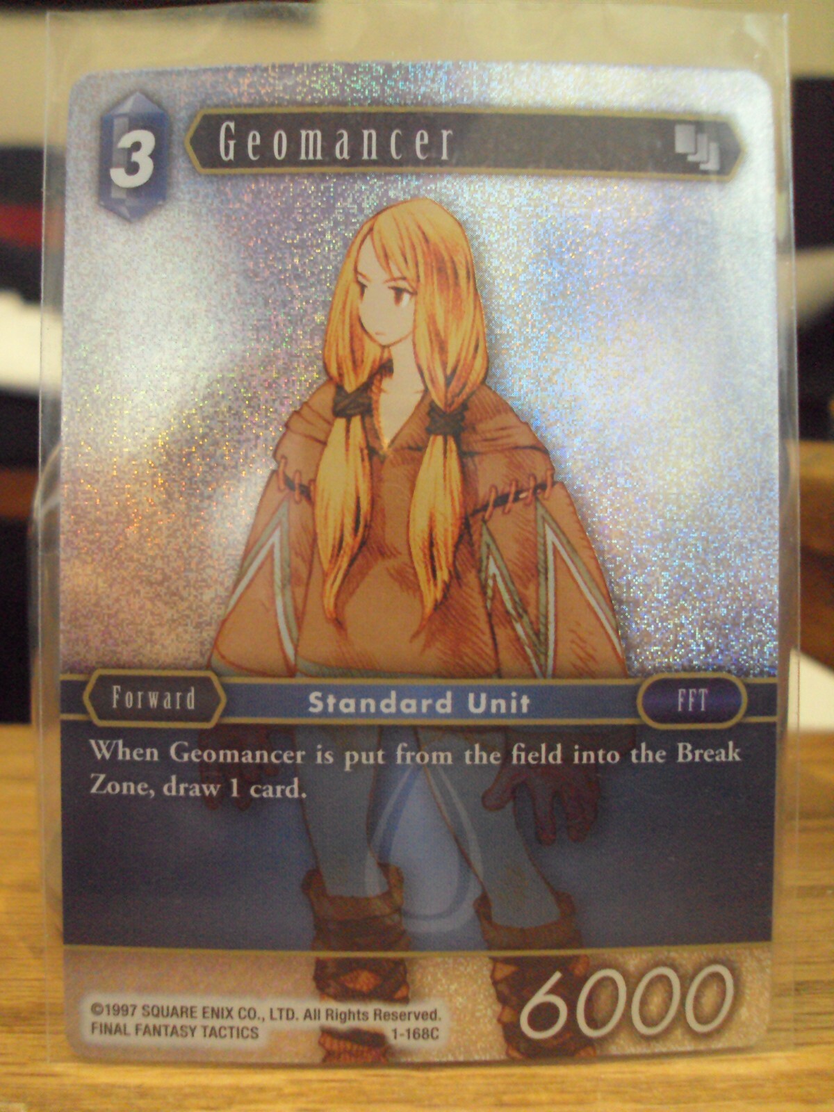 Final Fantasy Opus 1 TCG Foil Geomancer 1-168C FFTCG Tactics