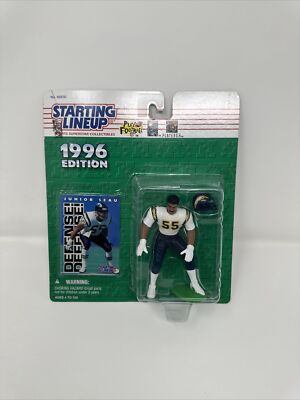 1996 Edition Starting Lineup Junior Seau Sports Figurine - San Diego Chargers