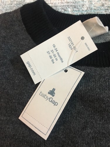 Baby GAP 18-24 Mo Boy Fire Truck Crew Boy Sweater Birthday