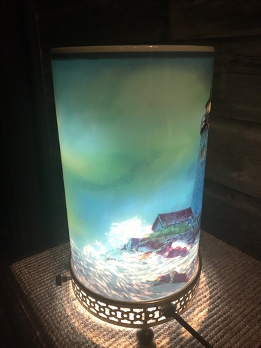 Vintage LA Goodman Motion Lamp Lighthouse And clipper Ship Motion Lamp
