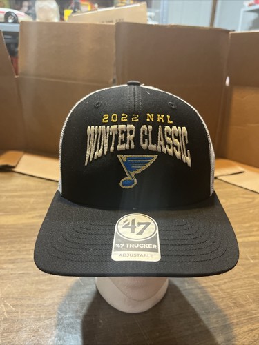 ST. LOUIS BLUES/2022 NHL WINTER CLASSIC Adjustable Trucker hat/cap,'47 New W/Tag