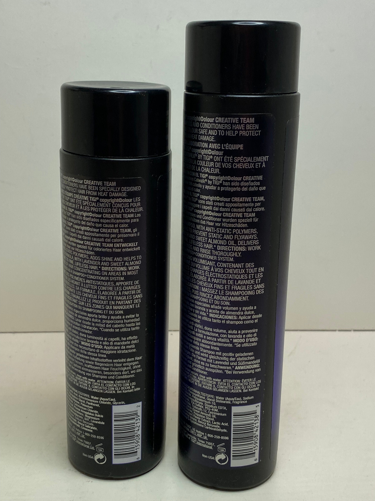 Tigi Catwalk Your Highness Shampoo & Conditioner 10.14 / 8.45 oz  Fine Thin Hair