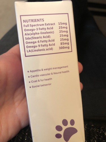 Buddy Care Hemp Oil for Dogs Cats Pets Anxiety Relief All Natural Joint Pain