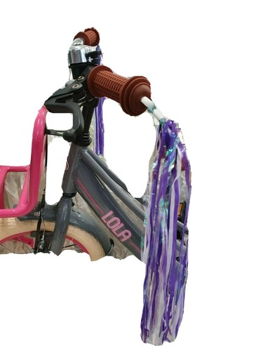 Lenkerfransen Streamer Kindergriff Bändchen Deko für Kinderlenker, Lenkerschmuck