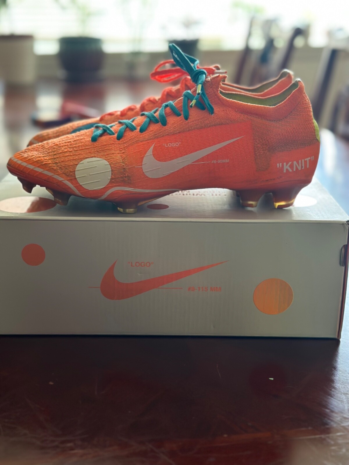 nike mercurial vapor off white