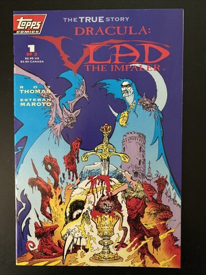 DRACULA VLAD THE IMPALER #1-3 (Topps Comics 1993) -- #1 2 3 -- FULL Set / Series
