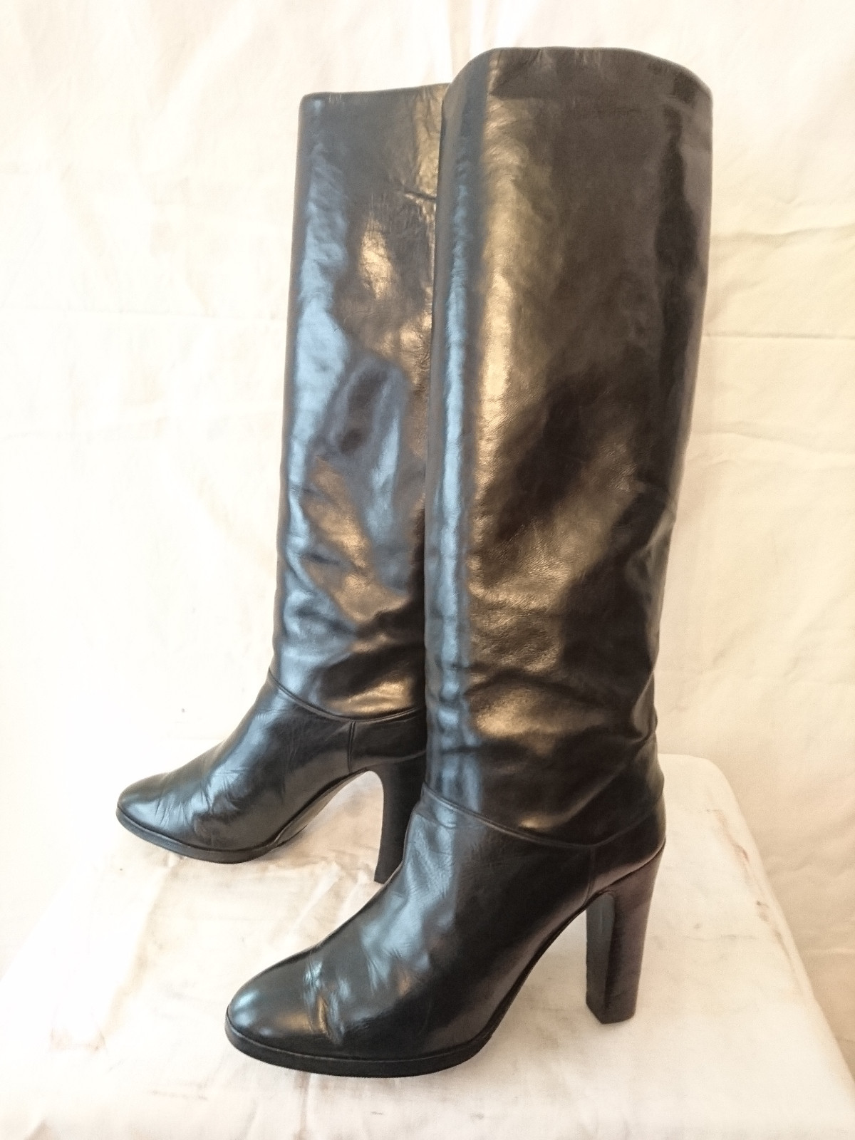 1980s SOLDINI made in itary ブーツ archive Soldini Authentic Military Combat Italian Leather Boots Size