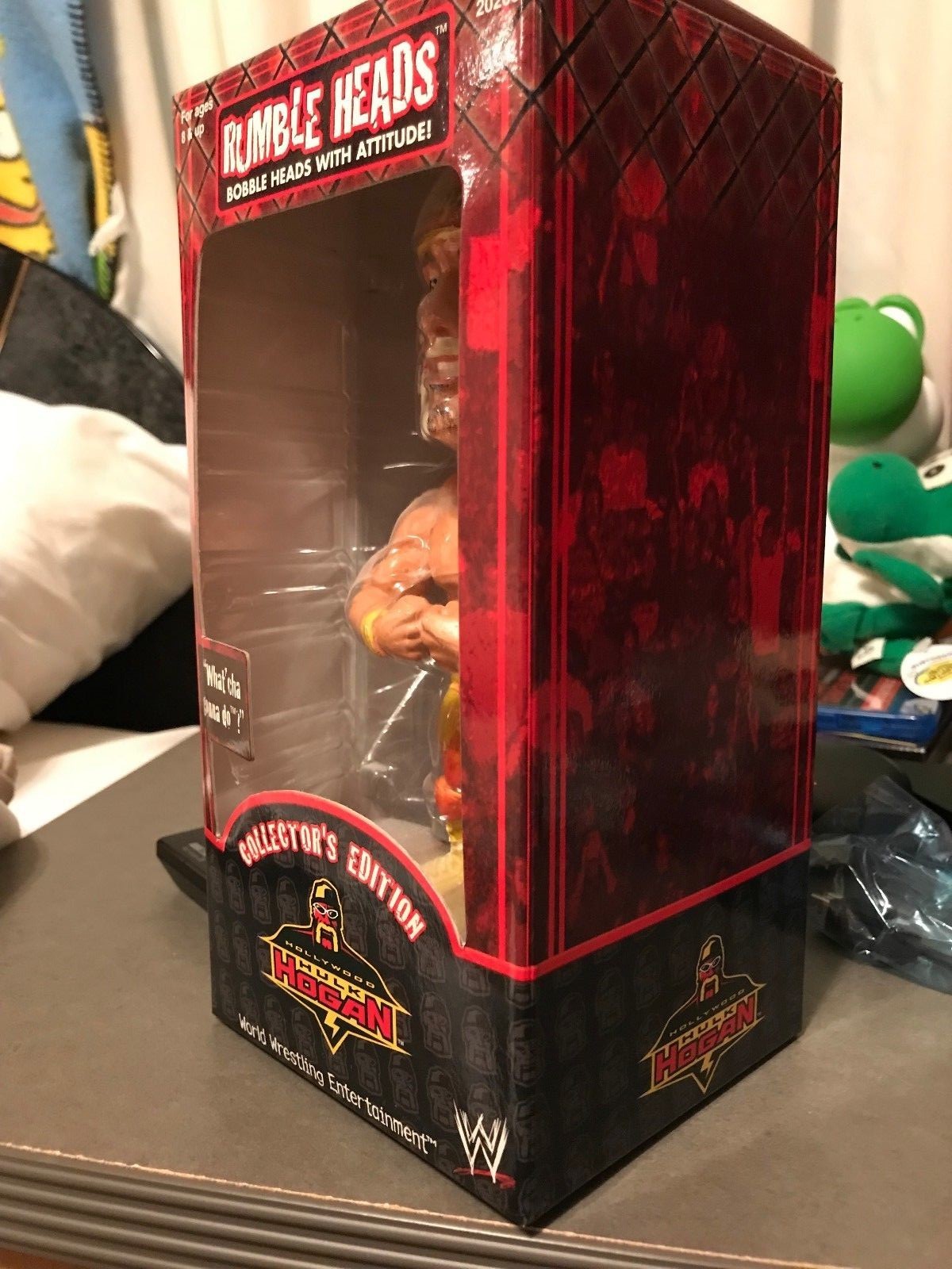 HULK HOGAN Bobblehead WWE WWF - MIB BRAND NEW HULKAMANIA - WCW nWo Rumble Heads