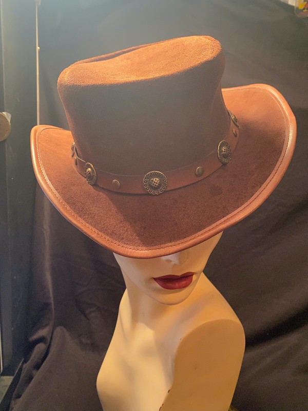 Vtg Winfield Cover Co San Francisco Brown Suede Metal 