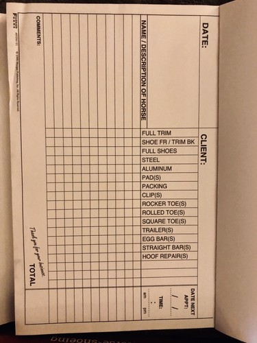 Farrier Bundle; Farrier Paperwork; Farrier Day Planner; Hoof Care; Magazines