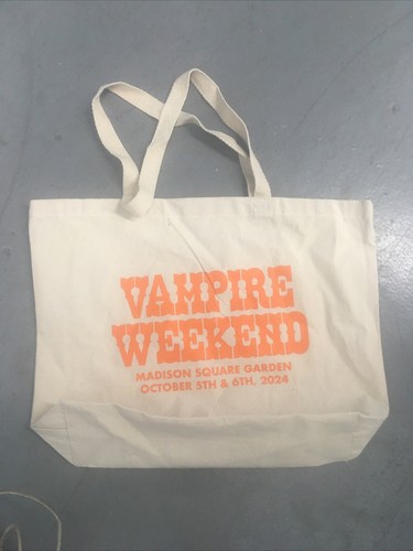 2024 Vampire Weekend Tote Bag Zabar's New York MSG Madison