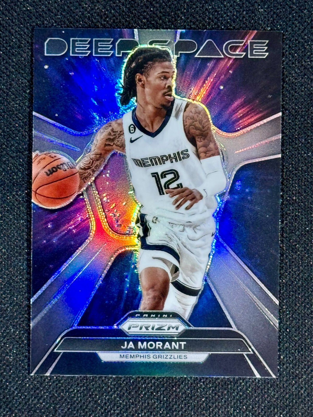 Ja Morant DEEP SPACE SILVER PRIZM -- 2023-24 Panini Prizm #8 Ja Morant DEEP SPACE SILVER PRIZM -- 2023-24 Panini Prizm #8