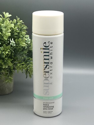 Supersmile Extra white Triple Mint Professional Extra Whitening Pre-Rinse 16 oz