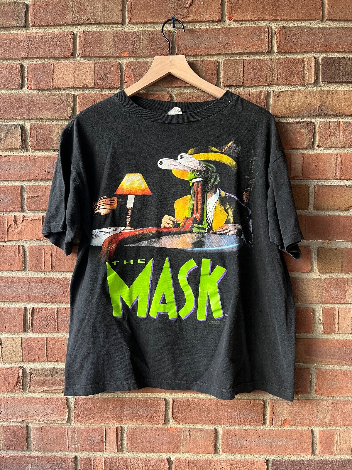 90s◇STANLEY DESANTIS THE MASK マスク Tシャツ Lサイズ ブラック 
