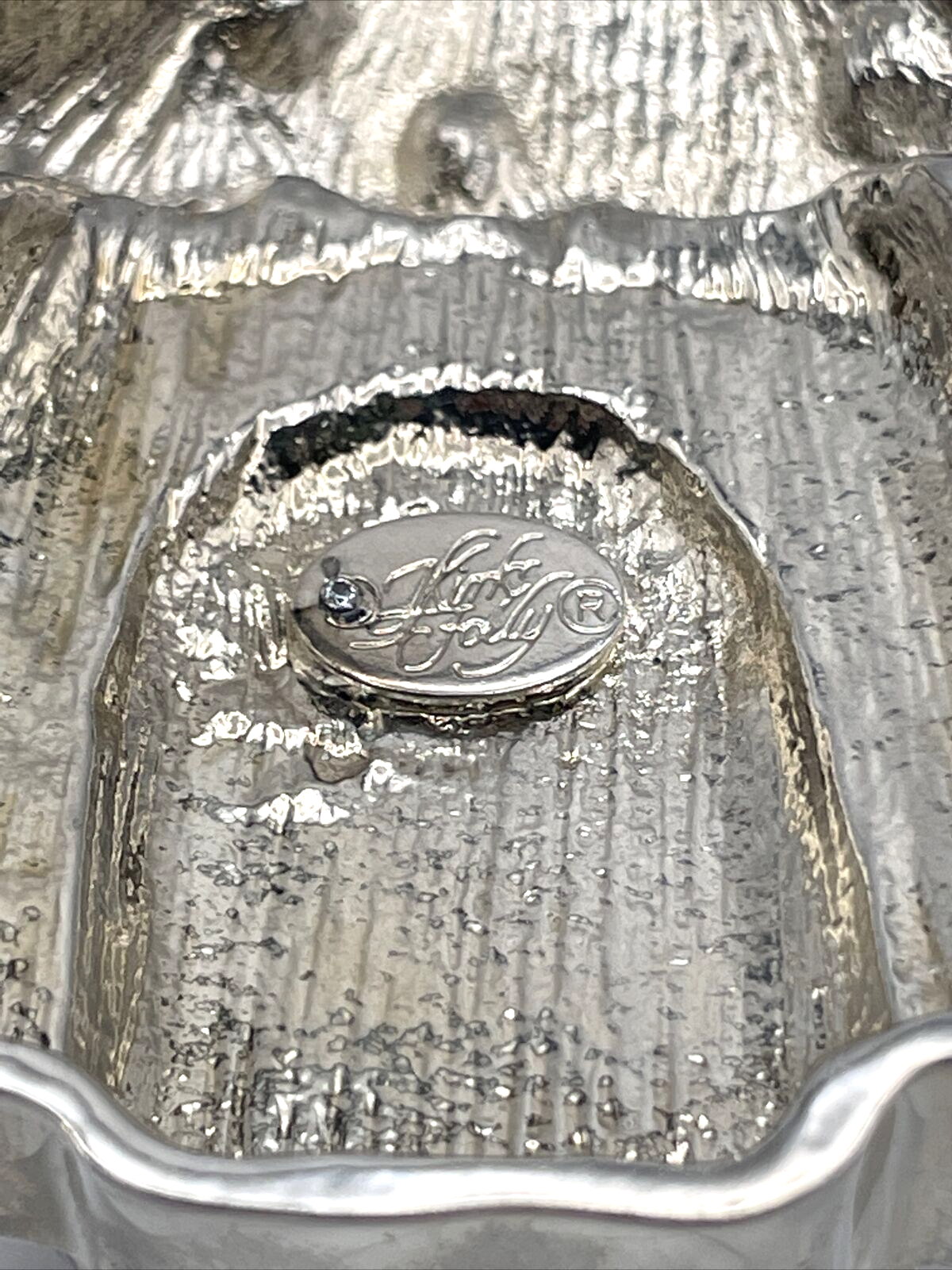 Kirks Folly Enchanted Autumn Fairy House Enhancer Pendant - Silvertone - NWT