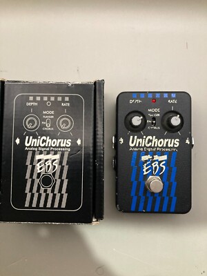 EBS UniChorus Analog Signal Processing Guitar Effect Pedal Tested Used