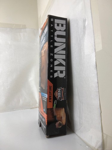 Bunker Battle Zone Inflatable Wooden Crate - Ideal for Laser Tag & Water Fights.