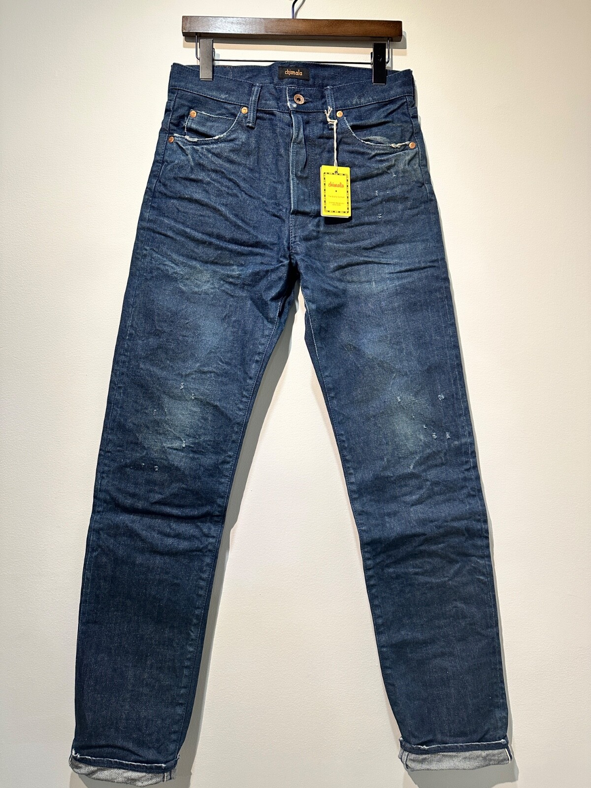 Chimala rinsed selvedge Jeans, $550+ made in Japan | eBay