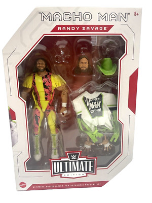 MATTEL WWE ULTIMATE EDITION MACHO MAN RANDY SAVAGE ACTION FIGURE SERIES 8 NIB