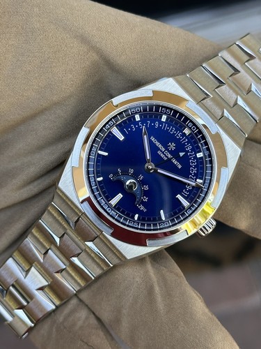 Pre-owned Vacheron Constantin 2024  Overseas Moonphase Retrograde Date