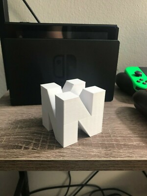 N64 Cube for gaming shelf to be painted 3d printed!