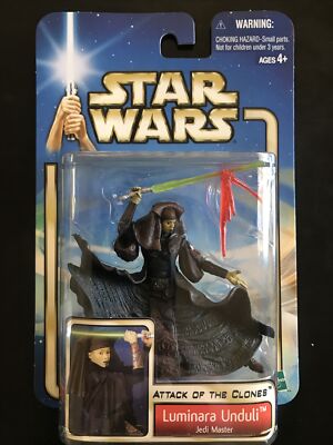 STAR WARS Attack of the Clones LUMINARA UNDULI ACTION FIGURE (Hasbro 2002) NEW