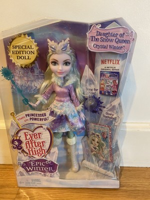 RARE Ever After High Crystal Winter Epic Winter Doll, 2015, DKR67, NIB, Mattel