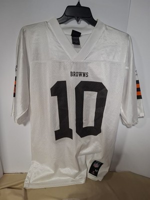 Reebok NFL Brady Quinn Cleveland Browns Jersey #10 - Mens Size M - White