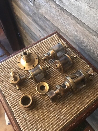 Vintage Brass Lubricator Hit And Miss Engine